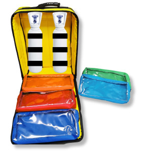 Outlet Botiquin Mochila Sherpa Oxigenoterapia Amarillo